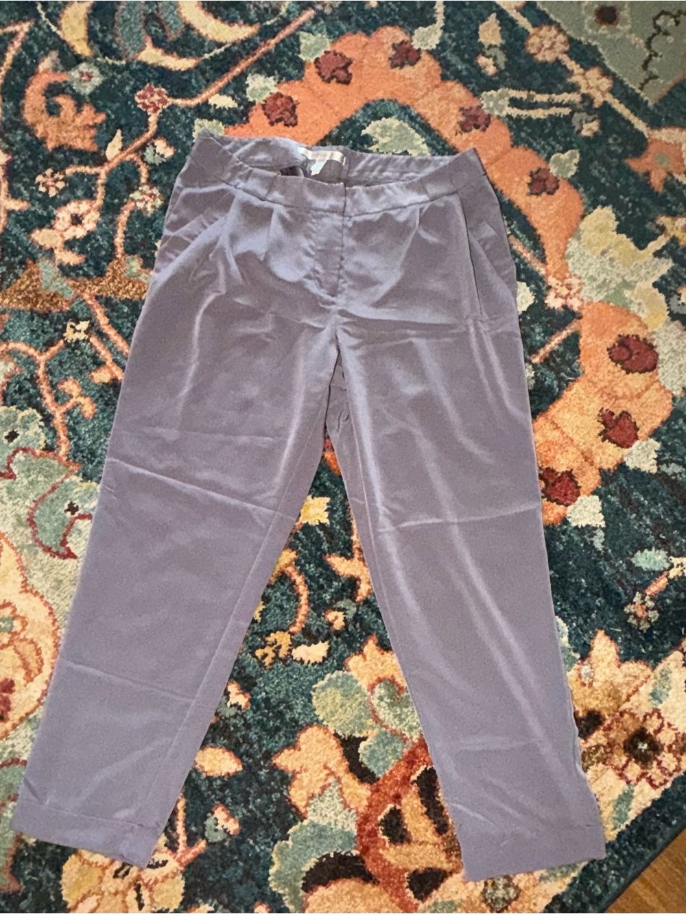 LC Lauren Conrad Lavender Pull-On Trousers